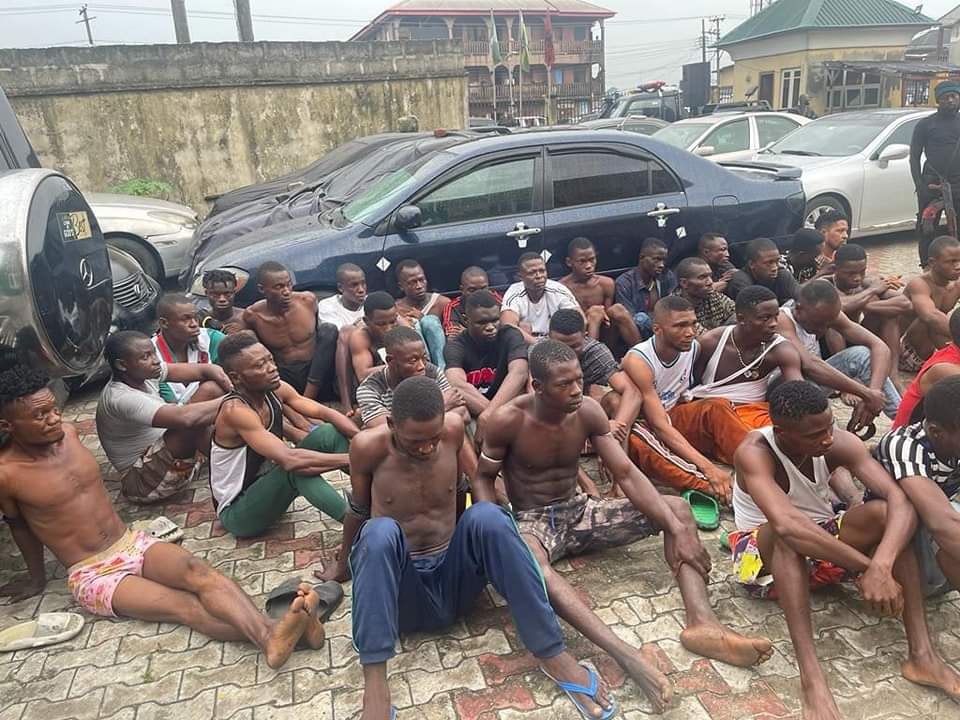 POLICE RAID CRIMINAL HIDEOUTS IN DIOBU, ARREST OVER 30 SUSPECTS