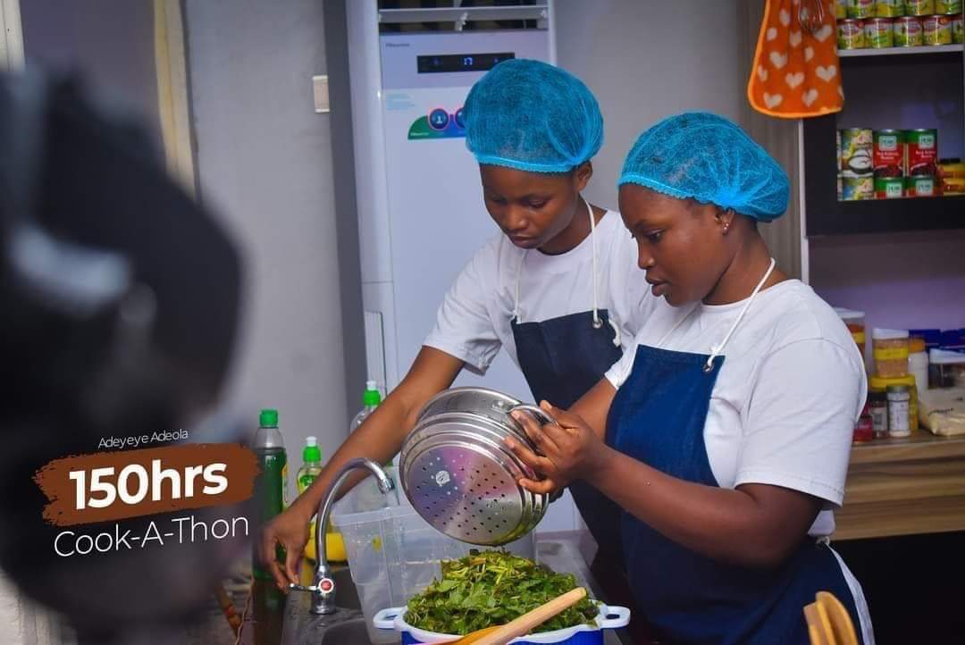 CHEF ADEYEYE EMBARKS ON 150 HOURS COOK-A-THON: